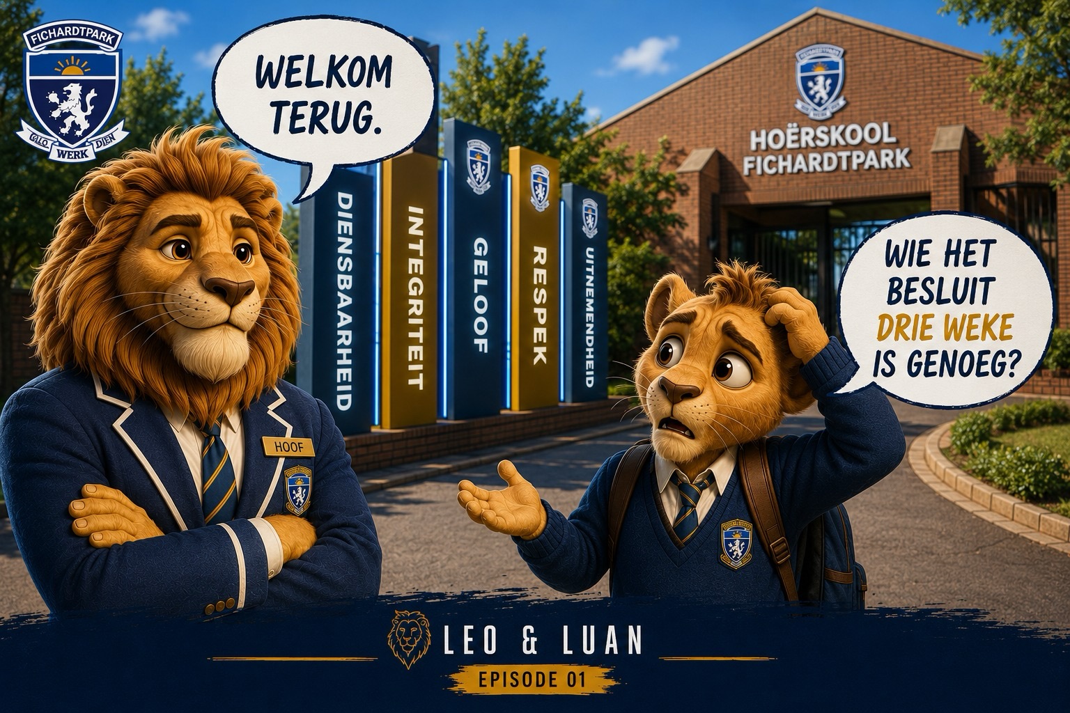 🎬 Leo & Luan | Episode 01

Dit was amptelik vandag die tweede dag van die derde kwartaal!

👉 Fichies, hoe lank neem dit vir jou om weer in die skoolritme te kom?

💬 Laat weet ons in die “comments”:

🔹 1 dag
🔹 1 week
🔹 3 weke
🔹 Of… nooit? 😅

#joudrome #joutoekoms #onspassie