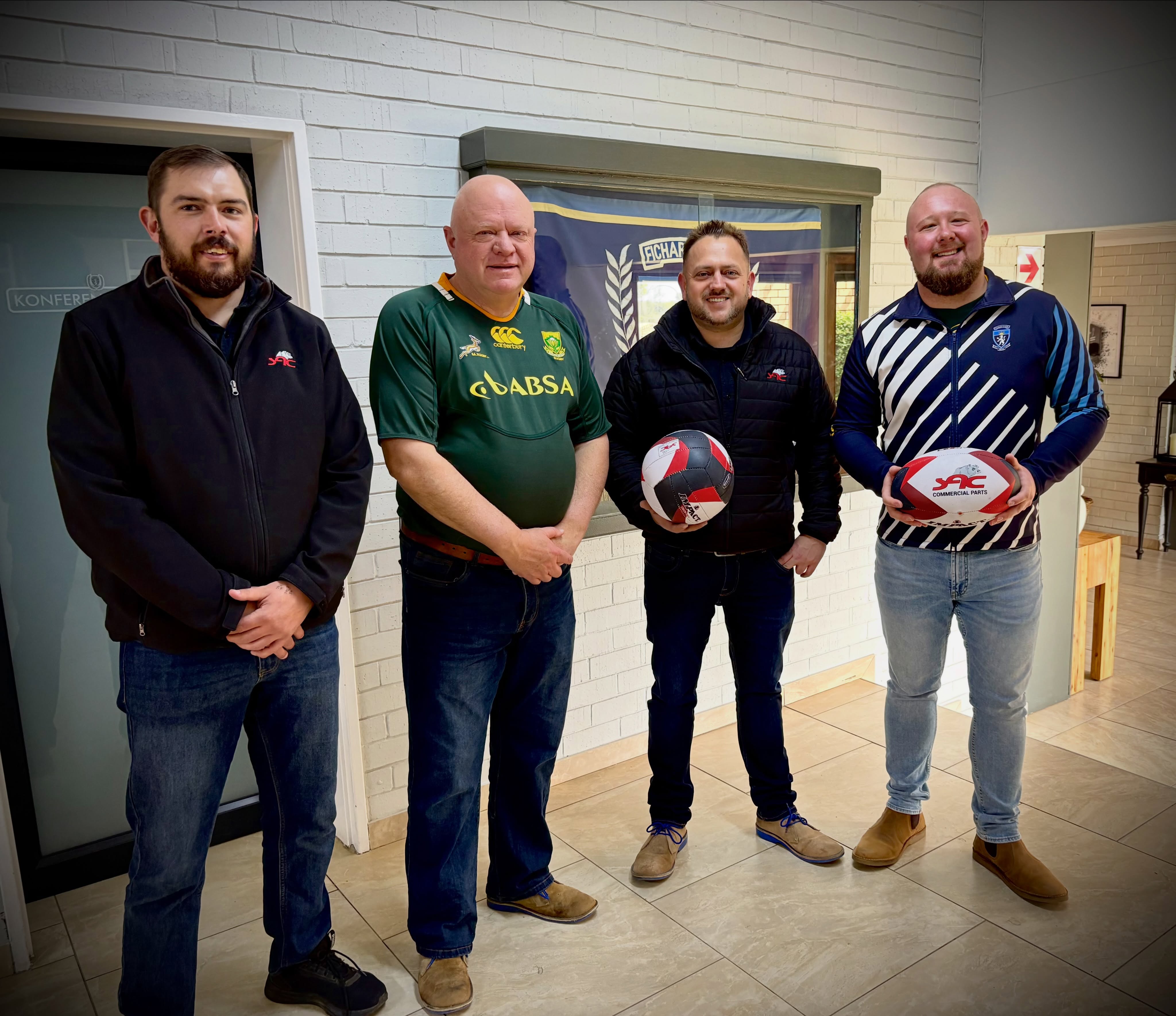 𝗦𝗔𝗖 𝗖𝗢𝗠𝗠𝗘𝗥𝗖𝗜𝗔𝗟 𝗣𝗔𝗥𝗧𝗦 | 𝗕𝗔𝗜𝗘 𝗗𝗔𝗡𝗞𝗜𝗘

Hoërskool Fichardtpark spreek graag ons opregte dank en waardering uit teenoor SAC Commercial Parts vir hul besondere borgskap van rugby- en netbalballe.

Dit is deur die ondersteuning van besighede soos SAC Commercial Parts dat ons steeds geleenthede kan skep waarin ons leerders hul talente kan ontwikkel, hul passie vir sport kan uitleef en met trots die Fichie-naam kan verteenwoordig.

Baie dankie dat julle in ons leerders en in Fichie-sport belê. Ons waardeer julle ondersteuning opreg!

@saccommercialparts 

#joudrome #joutoekoms #onspassie