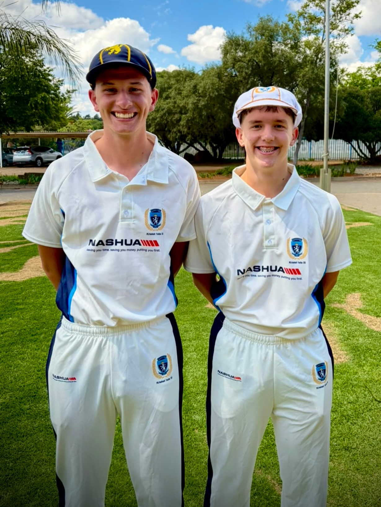 𝗘𝗘𝗥𝗦𝗧𝗘𝗦𝗣𝗔𝗡𝗞𝗥𝗜𝗘𝗞𝗘𝗧 | 𝗕𝗢𝗥𝗚

Baie dankie aan Nashua Bloemfontein vir die borgskap van ons eerstespan se krieketklere. Julle ondersteuning help ons manne om met trots op die veld te stap!

Ons is trots om met Nashua geassosieer te wees en waardeer julle belegging in ons leerders en skoolsport.

@nashuabloem 

#joudrome #joutoekoms #onspassie
