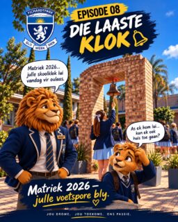𝗠𝗔𝗧𝗥𝗜𝗘𝗞𝗚𝗥𝗢𝗘𝗧 𝟮𝟬𝟮𝟲

Die klok se laaste lui. Die begin van nuwe drome.

Matrieks, julle voetspore bly — gaan maak nou julle merk op die wêreld!

#joudrome #joutoekoms #onspassie