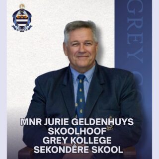 MNR JURIE GELDENHUYS 

Die Hoërskool Fichardtpark gemeenskap wens mnr Jurie Geldenhuys geluk met sy aanstelling as die skoolhoof van Grey Kollege Sekondêre Skool. 

#fichietrots #greykollegesekondêr #joudrome #joutoekoms #onspassie