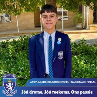 𝗔𝗧𝗞𝗩-𝗔𝗞𝗔𝗗𝗘𝗠𝗜𝗔 𝗨𝗜𝗧𝗞𝗟𝗢𝗣𝗦𝗣𝗘𝗟 | 𝗡𝗔𝗦𝗜𝗢𝗡𝗔𝗟𝗘 𝗙𝗜𝗡𝗔𝗔𝗟

Baie sterkte aan Jaden Botes wat op Donderdag, 15 Oktober, aan die Nasionale Finaal van die ATKV-Akademia Uitklopspel in Centurion gaan deelneem!

Jaden, ons is ongelooflik trots op jou! Mag jy hierdie besondere geleentheid ten volle geniet, jou beste gee en met selfvertroue jou talent ten toon stel.

#joudrome #joutoekoms #onspassie