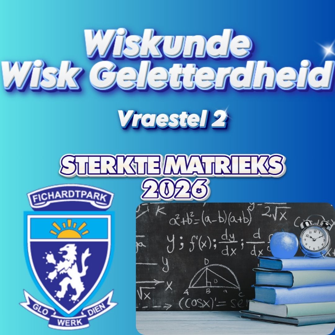 NSS EINDEKSAMEN 2026

"Ek is tot alles in staat deur Hom wat my krag gee." - Fil. 4:13

#fichieakademie #joudrome #joutoekoms #onspassie